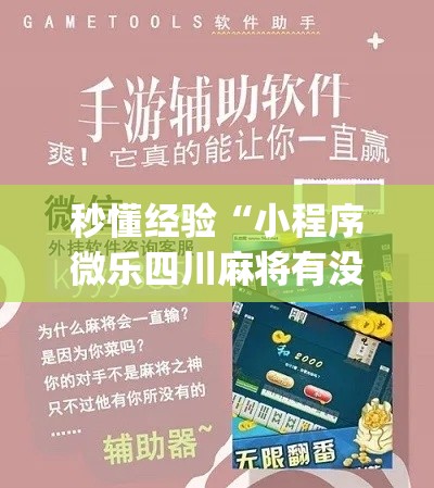 秒懂经验“小程序微乐四川麻将有没有能用挂呢[确实真的有挂]