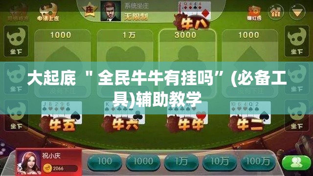 大起底 ＂全民牛牛有挂吗”(必备工具)辅助教学