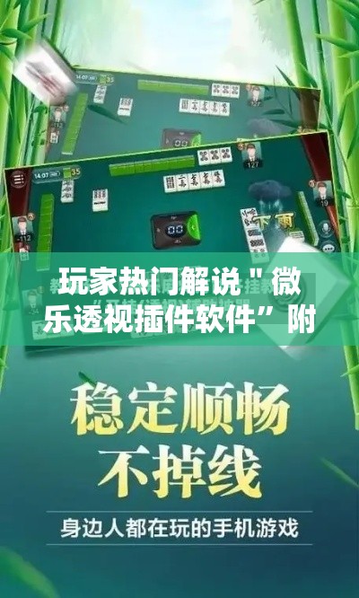 玩家热门解说＂微乐透视插件软件	”附开挂脚本详细教程