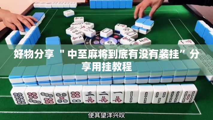 好物分享 ＂中至麻将到底有没有装挂”分享用挂教程