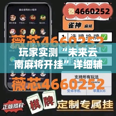 玩家实测“未来云南麻将开挂”详细辅助透视