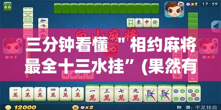 三分钟看懂 ＂相约麻将最全十三水挂”(果然有透视挂)