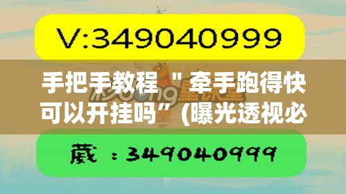手把手教程 ＂牵手跑得快可以开挂吗”(曝光透视必备猫腻)