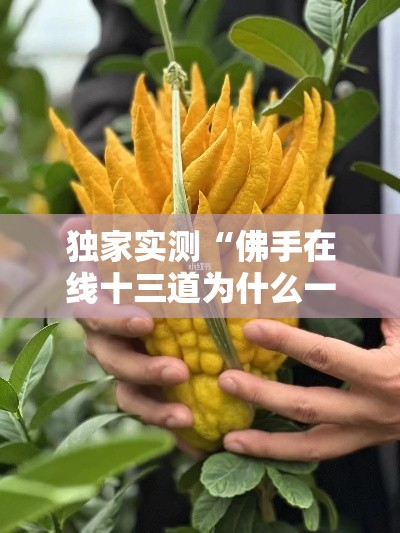 独家实测“佛手在线十三道为什么一直输	”原来可以开挂