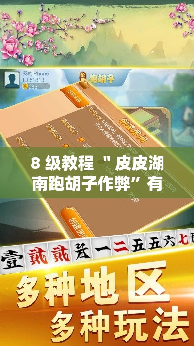 8 级教程 ＂皮皮湖南跑胡子作弊”有挂详细开挂教程
