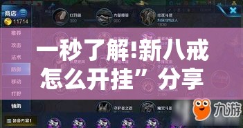 一秒了解!新八戒怎么开挂”分享辅助外挂教程