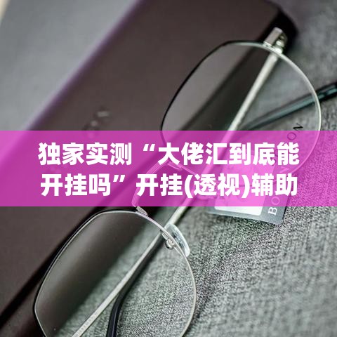 独家实测“大佬汇到底能开挂吗”开挂(透视)辅助