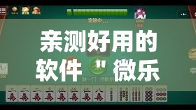 亲测好用的软件 ＂微乐广西麻将小程序麻将规律	”有挂详细开挂教程