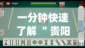 一分钟快速了解 ＂贵阳捉鸡麻将能开挂吗”(外卦神器下载)