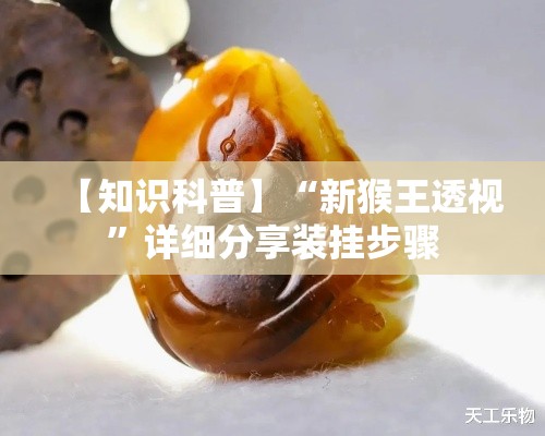 【知识科普】“新猴王透视”详细分享装挂步骤