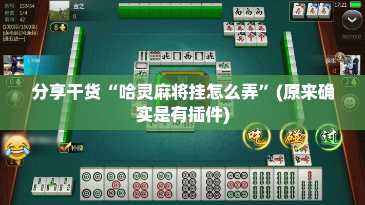 分享干货“哈灵麻将挂怎么弄”(原来确实是有插件)