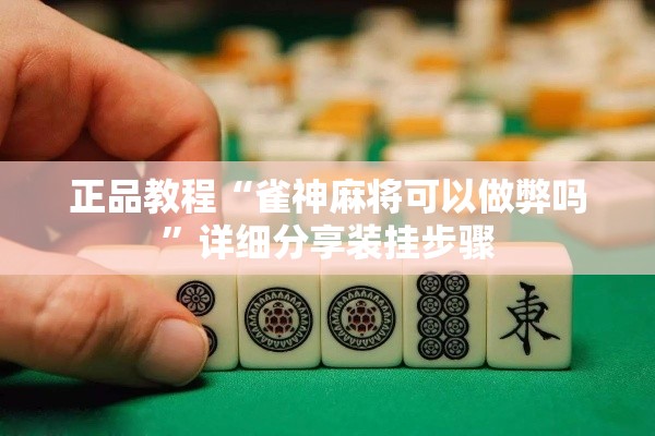 正品教程“雀神麻将可以做弊吗”详细分享装挂步骤