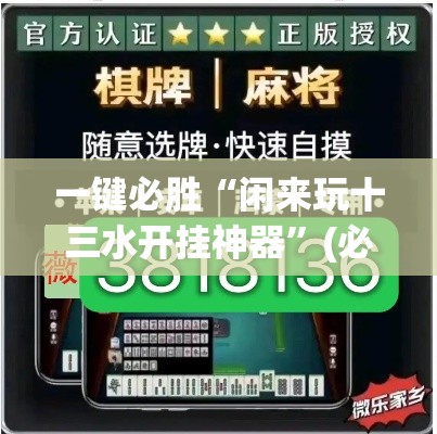 一键必胜“闲来玩十三水开挂神器”(必胜开挂神器)