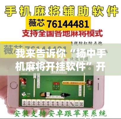 我来告诉你“扬中手机麻将开挂软件”开挂神器{透视辅助}全揭秘